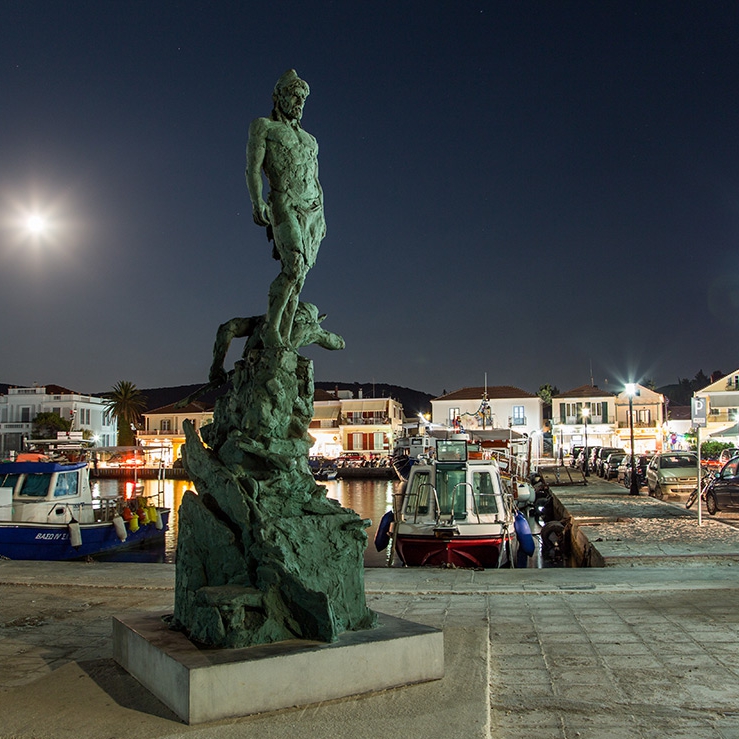 Big Vathy, the main port of Ithaca Island